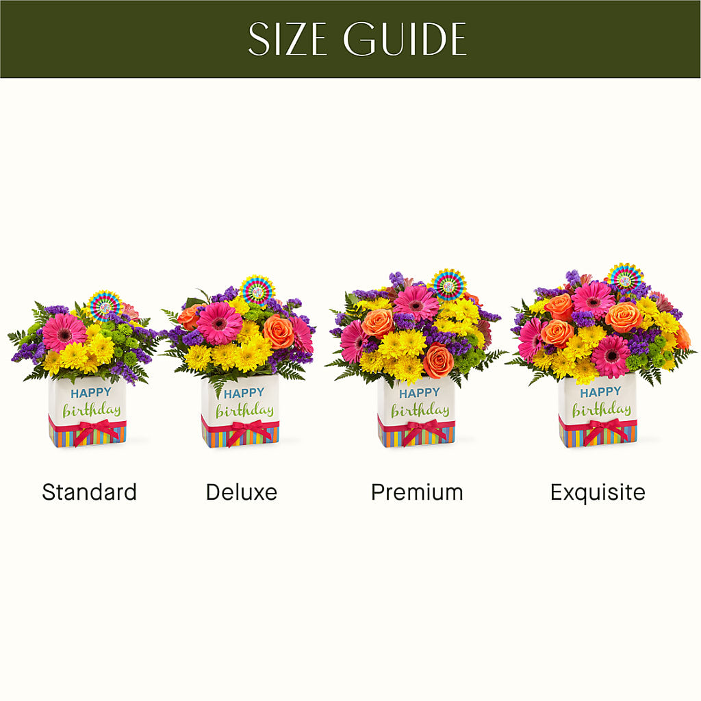 Birthday Brights Bouquet – BETTY'S FLOWERS AND GIFTS, Watsonville CA