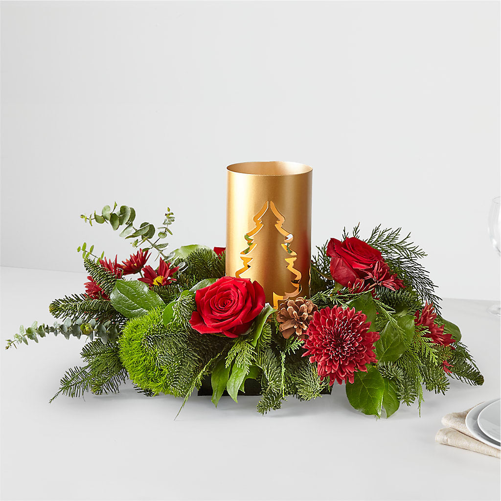 Toast the Season Centerpiece – BETTY'S FLOWERS AND GIFTS, Watsonville CA