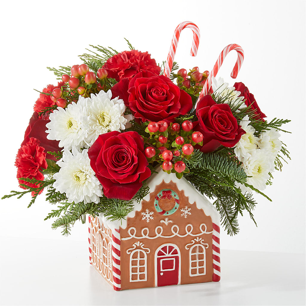 Gingerbread Bakery Bouquet – BETTY'S FLOWERS AND GIFTS, Watsonville CA