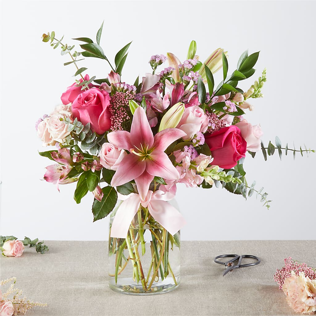 Pink Ribbon - A Florist Original – BETTY'S FLOWERS AND GIFTS, Watsonville CA