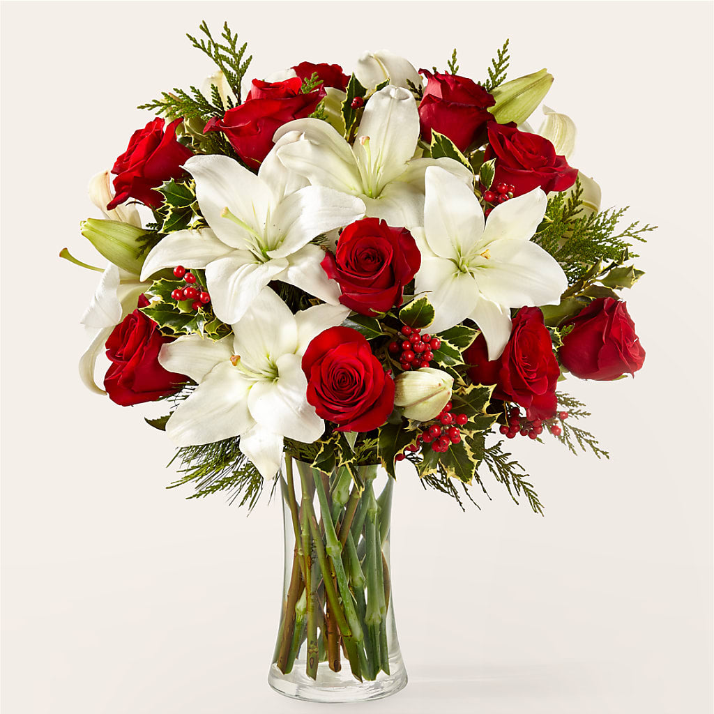 Sparkling Snowflakes Bouquet – BETTY'S FLOWERS AND GIFTS, Watsonville CA