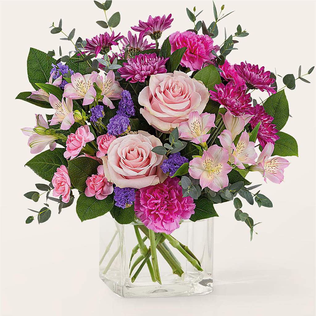 Rosy Radiance Bouquet – BETTY'S FLOWERS AND GIFTS, Watsonville CA