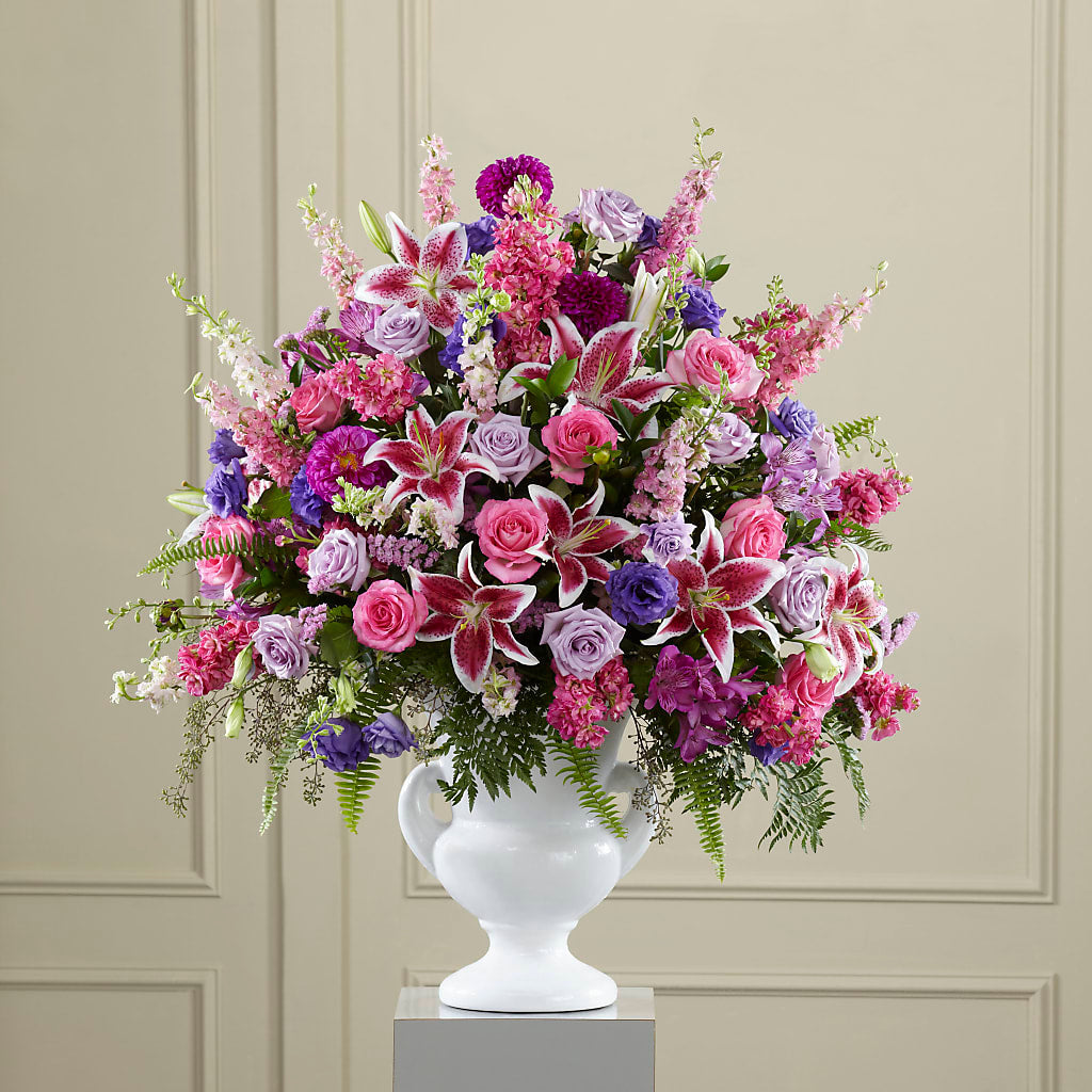 Peaceful Tribute Arrangement – BETTY'S FLOWERS AND GIFTS, Watsonville CA