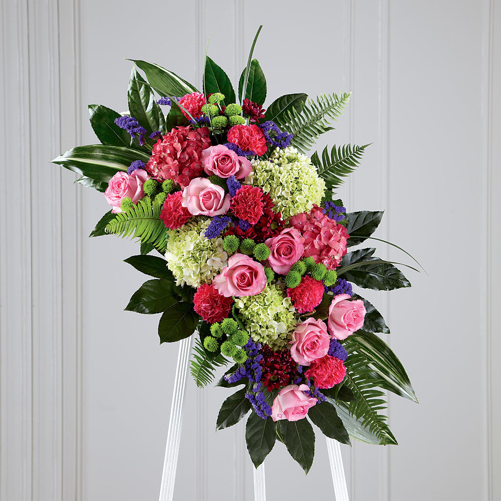 Refreshing Mix Standing Spray – BETTY'S FLOWERS AND GIFTS, Watsonville CA