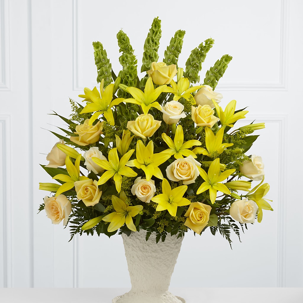 Golden Memories Arrangement – BETTY'S FLOWERS AND GIFTS, Watsonville CA