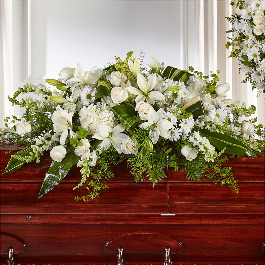 Abundance Casket Spray – BETTY'S FLOWERS AND GIFTS, Watsonville CA