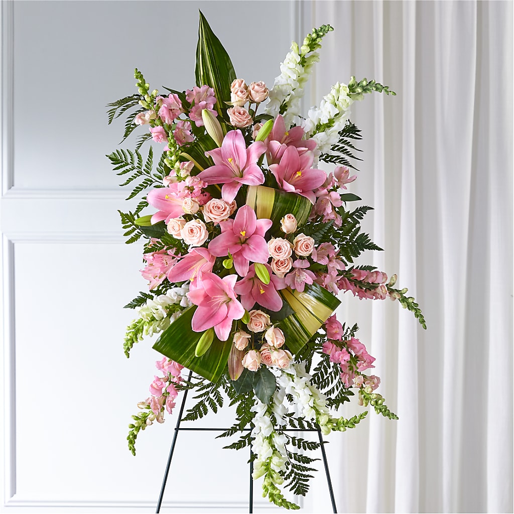 Elegant Embrace Standing Spray – BETTY'S FLOWERS AND GIFTS, Watsonville CA