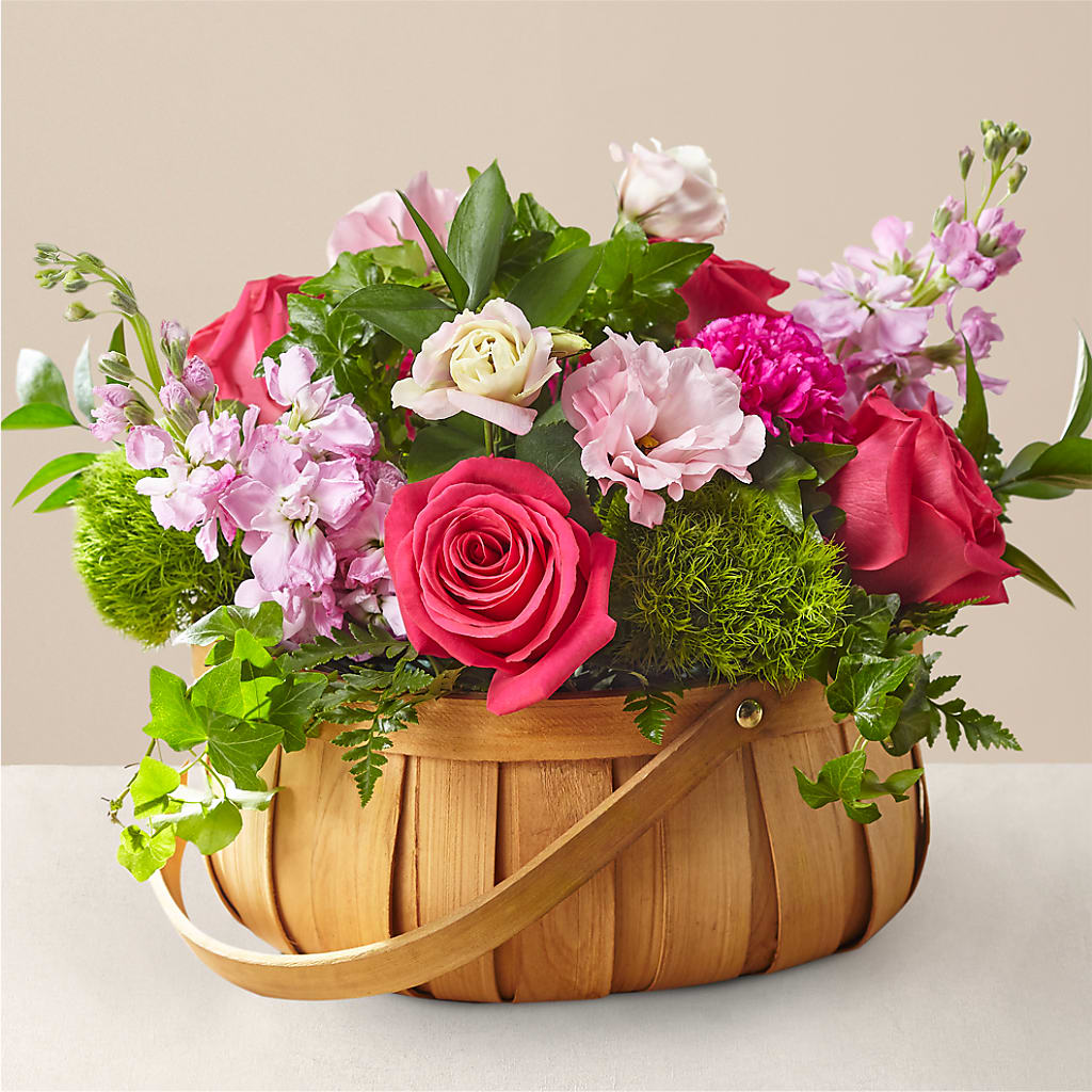 Radiance in Bloom Basket – BETTY'S FLOWERS AND GIFTS, Watsonville CA