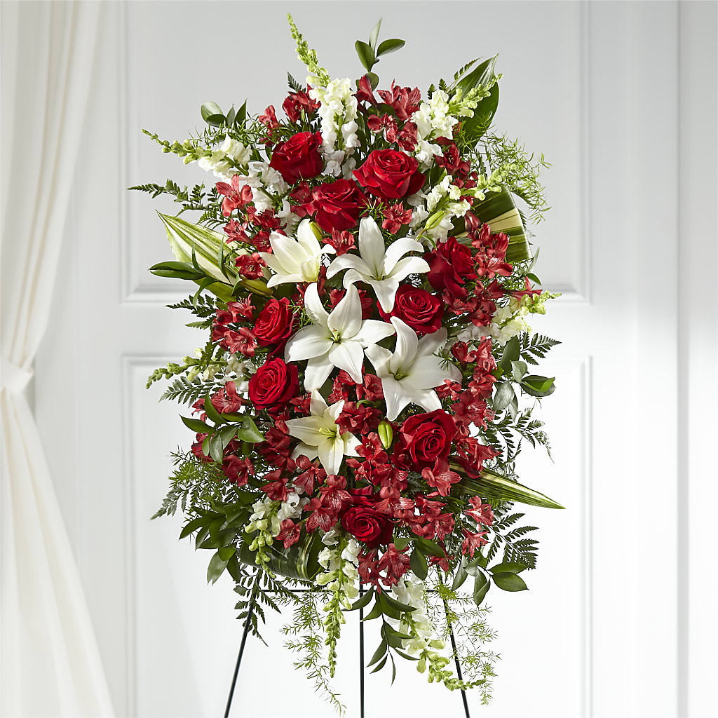 Everlasting Memory Standing Spray – BETTY'S FLOWERS AND GIFTS, Watsonville CA