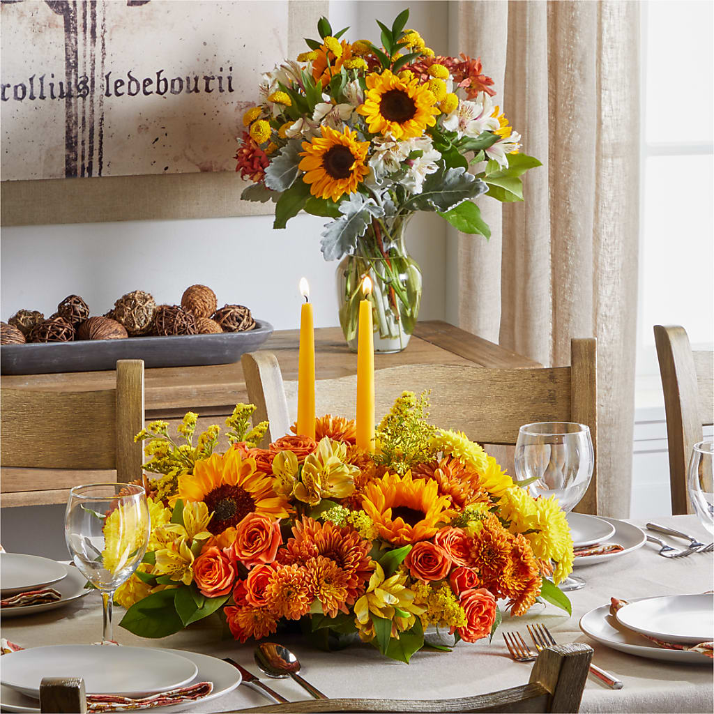 Golden Gathering Bundle – BETTY'S FLOWERS AND GIFTS, Watsonville CA