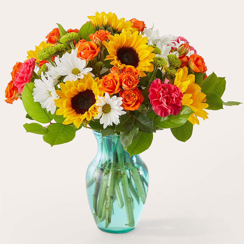 Sun-drenched Blooms Bouquet – BETTY'S FLOWERS AND GIFTS, Watsonville CA