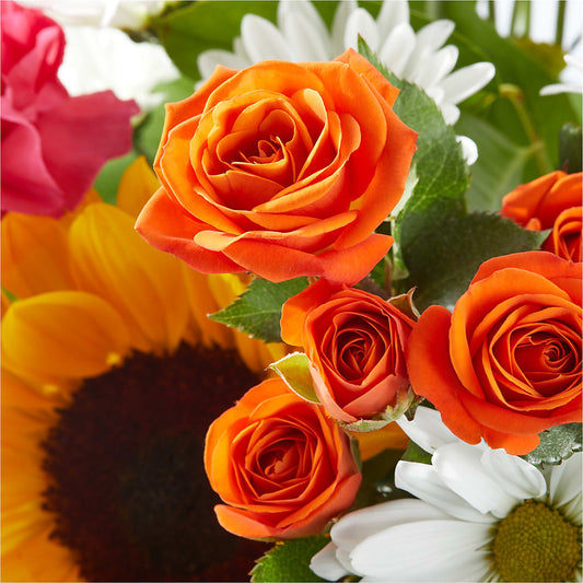 Sun-drenched Blooms Bouquet – BETTY'S FLOWERS AND GIFTS, Watsonville CA