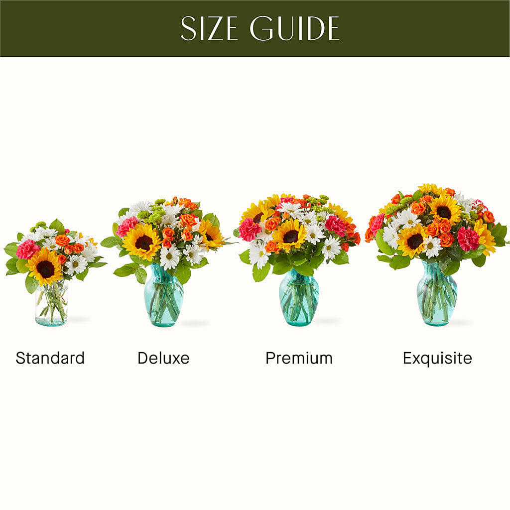 Sun-drenched Blooms Bouquet – BETTY'S FLOWERS AND GIFTS, Watsonville CA