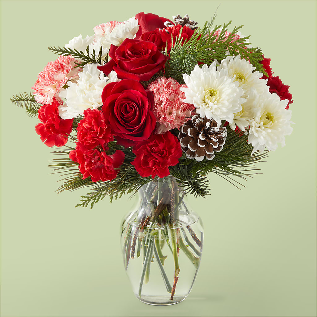 Candy Cane Lane Bouquet – BETTY'S FLOWERS AND GIFTS, Watsonville CA