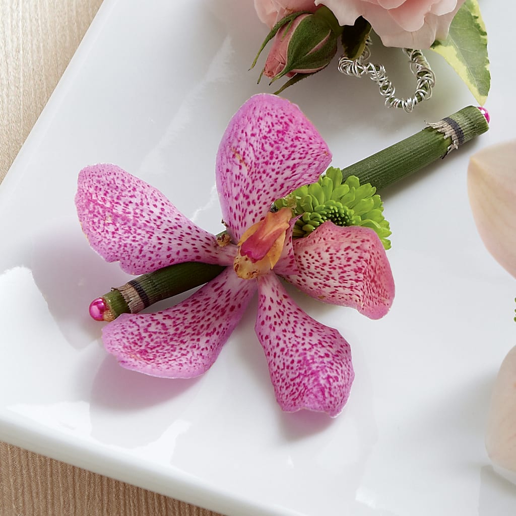 Pink Mokara Boutonniere – BETTY'S FLOWERS AND GIFTS, Watsonville CA