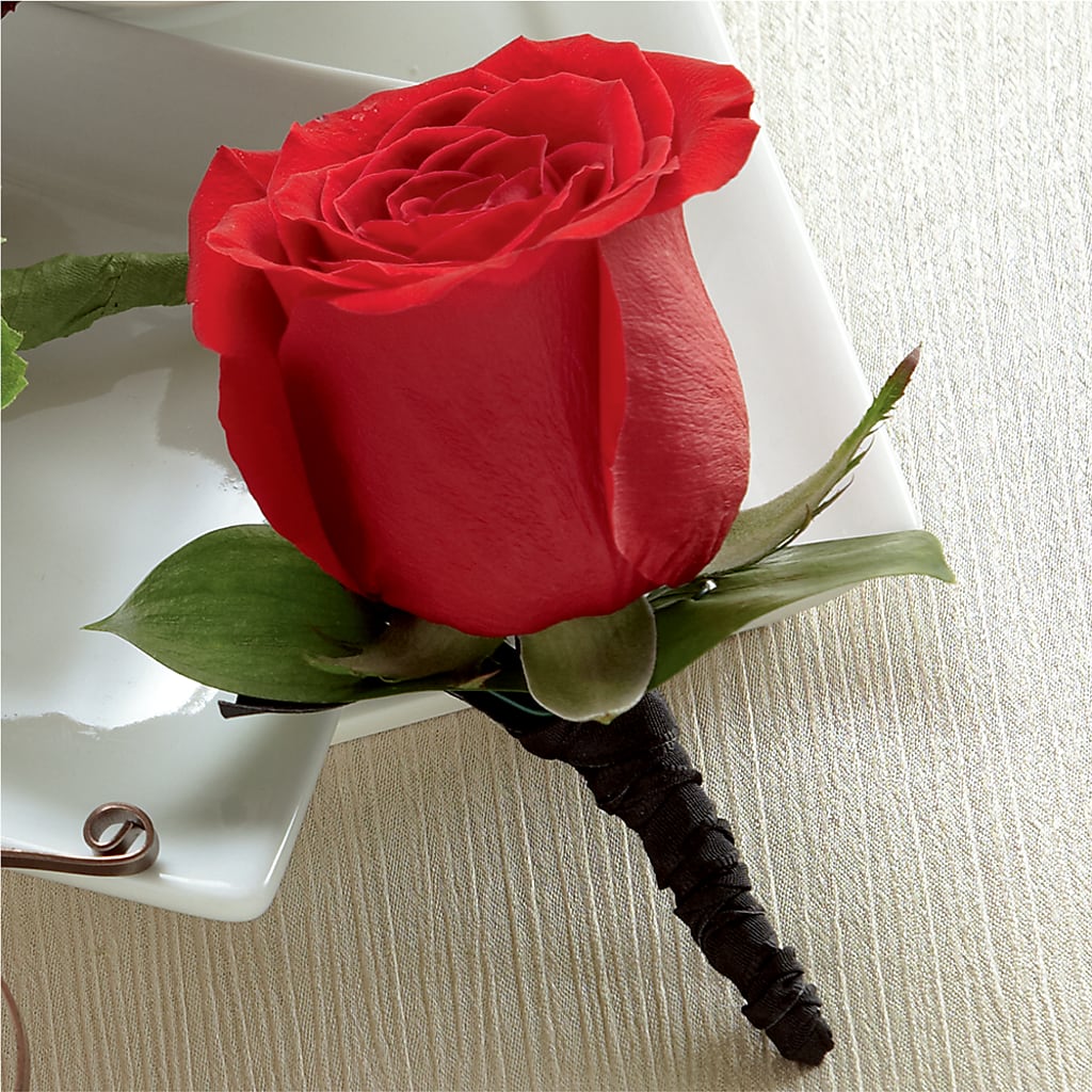 Red Rose Boutonniere – BETTY'S FLOWERS AND GIFTS, Watsonville CA