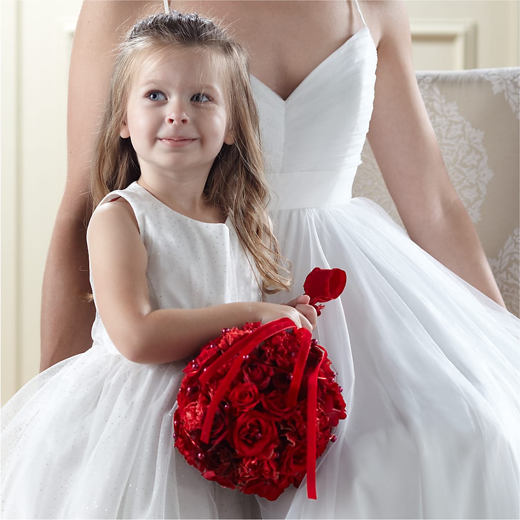 Pure at Heart Flower Girl Arrangement – BETTY'S FLOWERS AND GIFTS, Watsonville CA