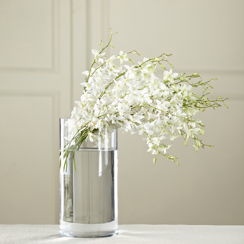 White Dendrobium Bouquet – BETTY'S FLOWERS AND GIFTS, Watsonville CA