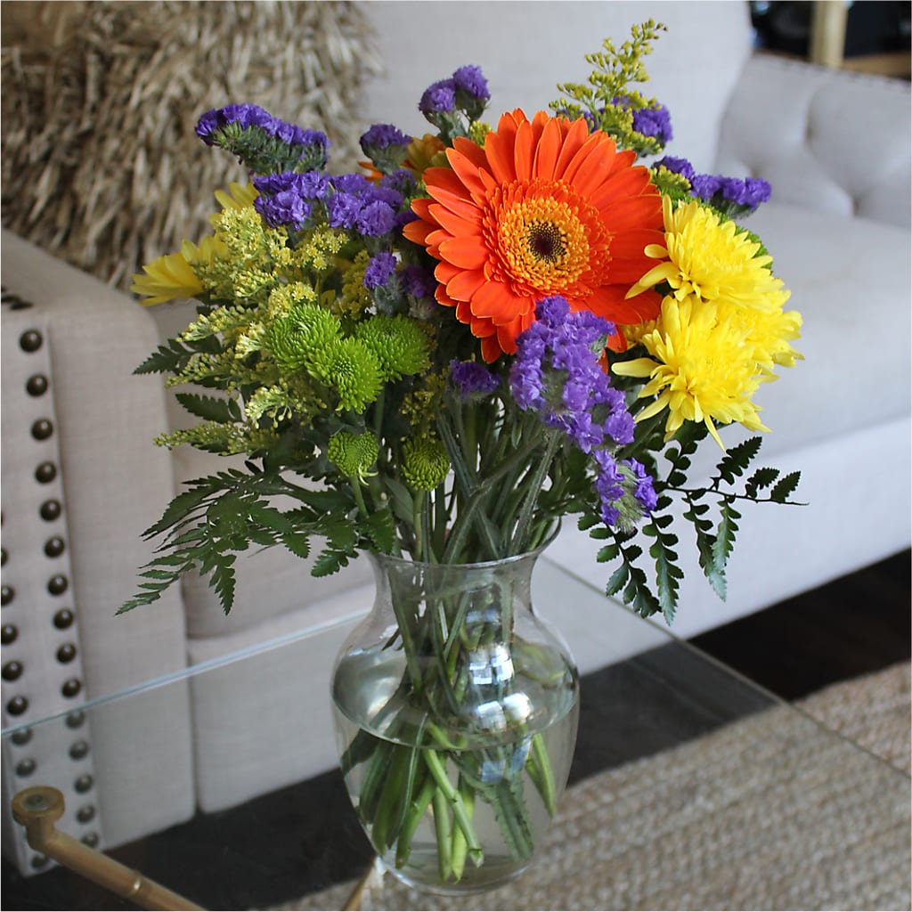 Marmalade Skies Bouquet – BETTY'S FLOWERS AND GIFTS, Watsonville CA