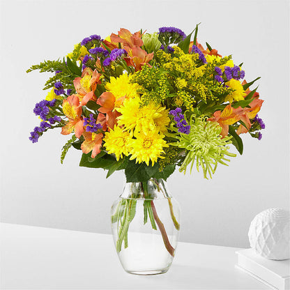 Marmalade Skies Bouquet – BETTY'S FLOWERS AND GIFTS, Watsonville CA