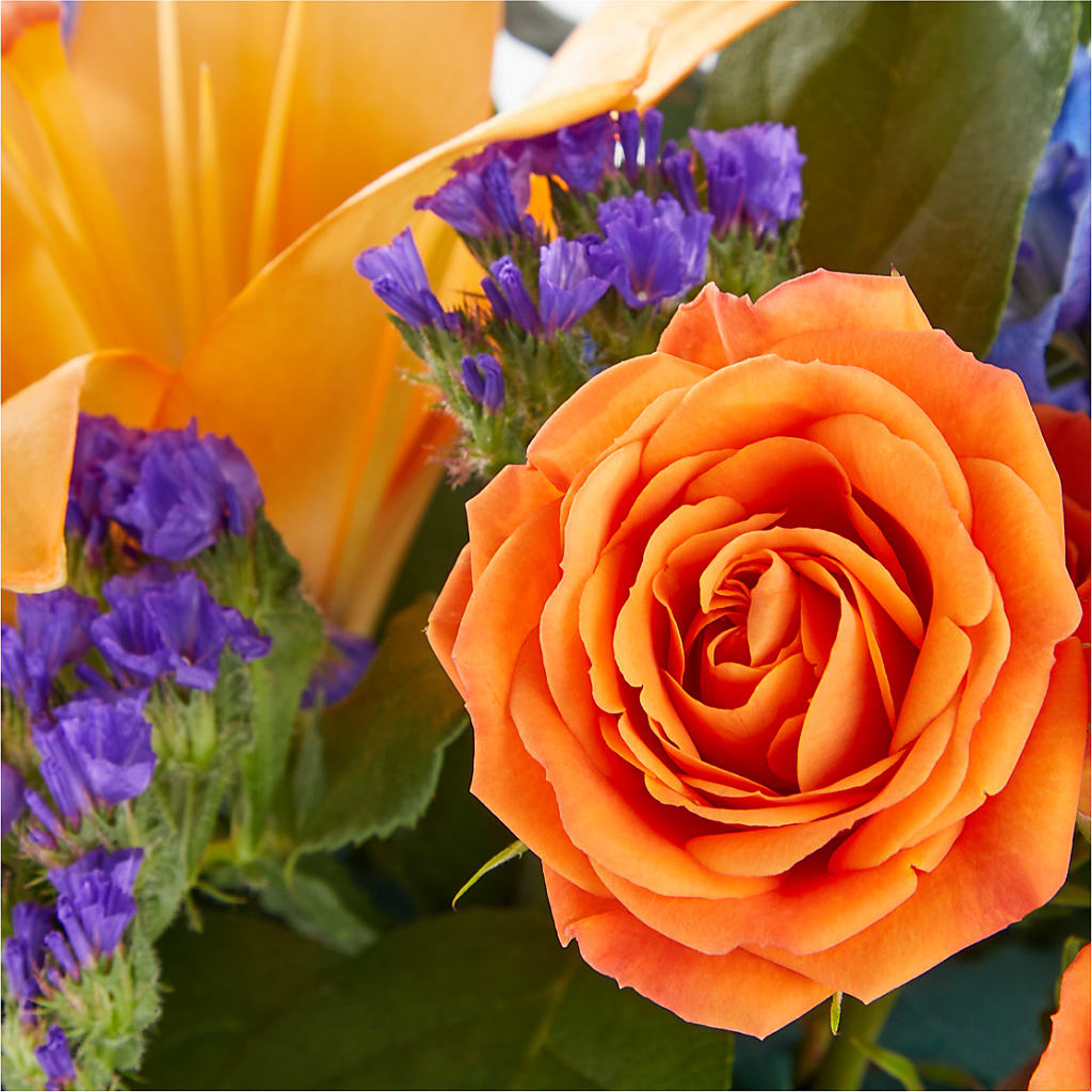 Radiant Citrus Box Bouquet – BETTY'S FLOWERS AND GIFTS, Watsonville CA
