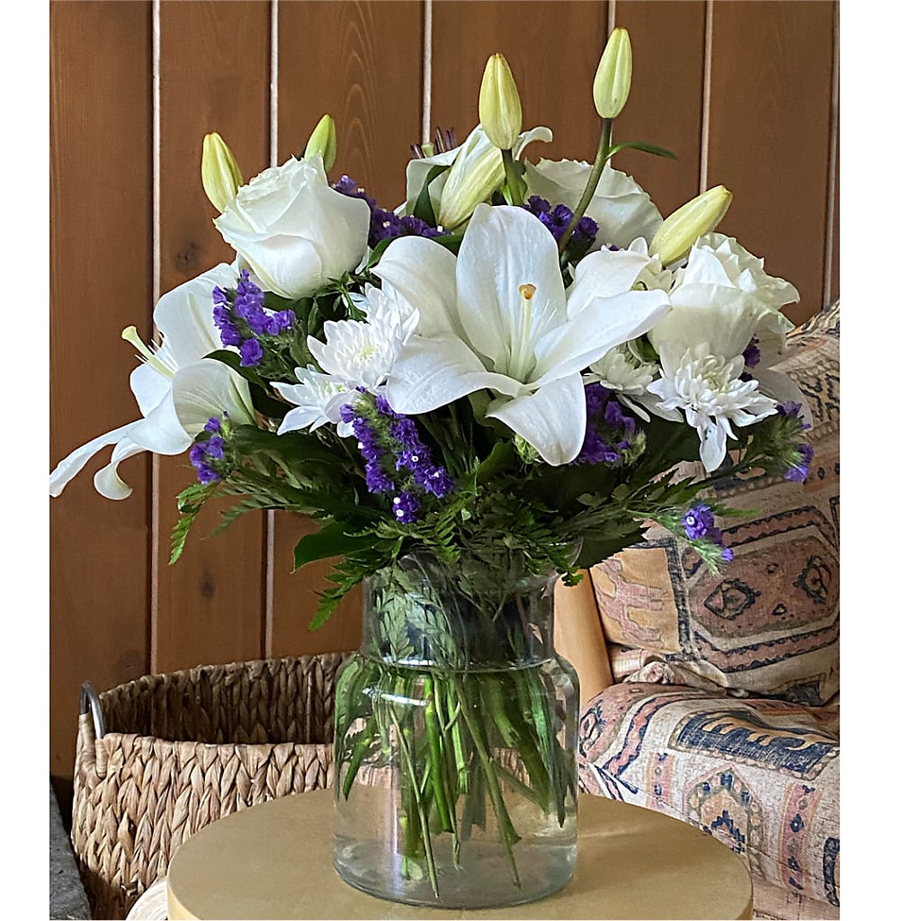 Beyond Blue Bouquet – BETTY'S FLOWERS AND GIFTS, Watsonville CA