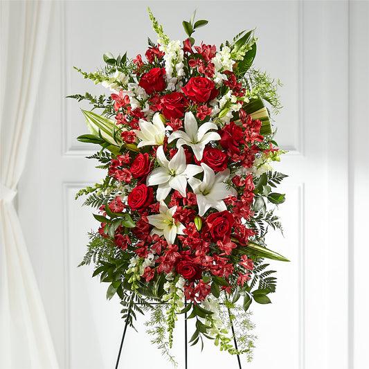 Everlasting Memory Standing Spray – BETTY'S FLOWERS AND GIFTS, Watsonville CA