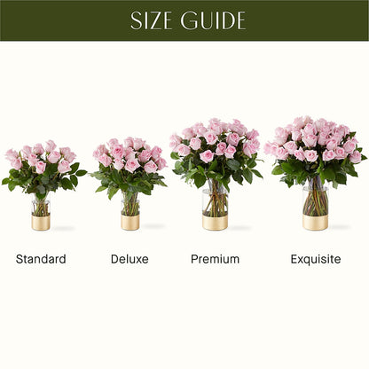 Picture Perfect Pink Rose Bouquet – BETTY'S FLOWERS AND GIFTS, Watsonville CA