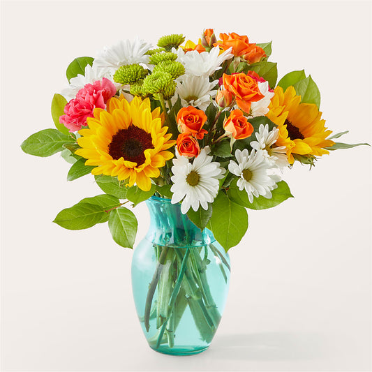Sun-drenched Blooms Bouquet – BETTY'S FLOWERS AND GIFTS, Watsonville CA