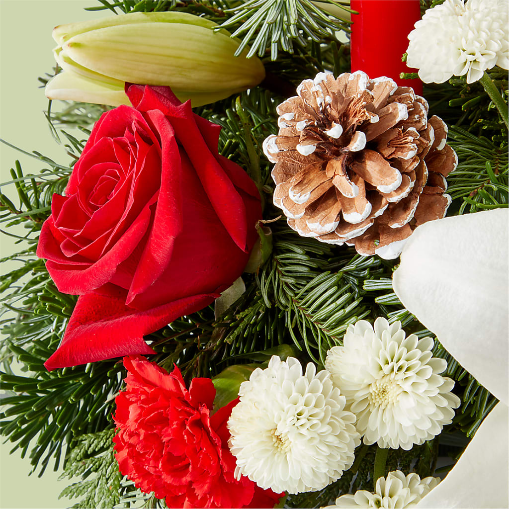 Seasonal Festivities Centerpiece – BETTY'S FLOWERS AND GIFTS, Watsonville CA