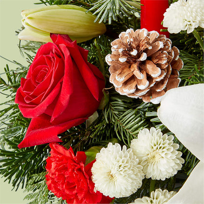Seasonal Festivities Centerpiece – BETTY'S FLOWERS AND GIFTS, Watsonville CA