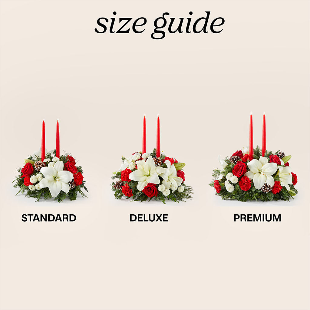 Seasonal Festivities Centerpiece – BETTY'S FLOWERS AND GIFTS, Watsonville CA