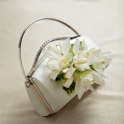White Purse Decor – BETTY'S FLOWERS AND GIFTS, Watsonville CA